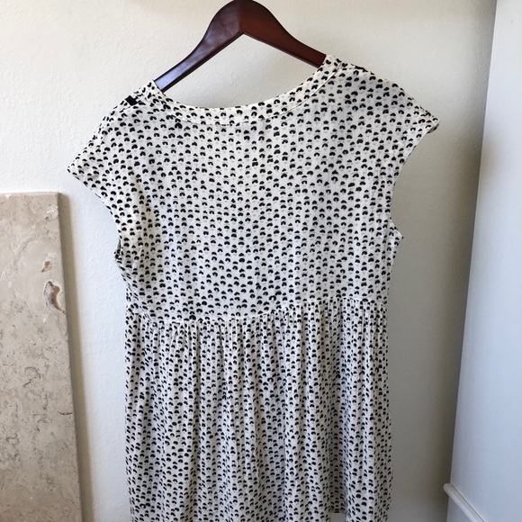 Anthropologie blouse black and white print - Picture 4 of 4